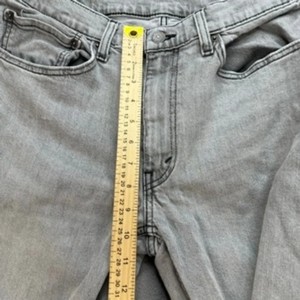 Levis 514 Jeans Straight Fit 34x34 (FIT 34x31) Gray Denim Stretch Casual Classic
